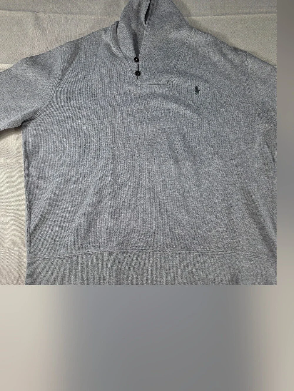 Polo Ralph Lauren Gray Shawl Collar Pullover XL